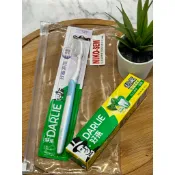 好來黑人牙膏50g 效期2029 +牙刷組 收納袋旅行三件組 {牙刷多色隨機出}