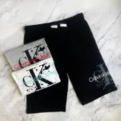 CalvinKlein 青年版 側邊大LOGO CK 經典LOGO 休閒短褲 短褲 棉褲 抽繩 鬆緊 屁股口袋