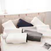 (店+)【SN寢具】人體工學記憶枕/蝶型記憶枕/麵包型記憶枕 吸濕排汗 針織緹花 3D立體泡泡絨-九款任選/助眠枕/止鼾枕/護頸