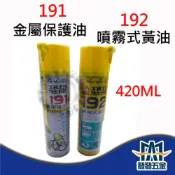 (店+)【發發五金】恐龍191金屬保護油 恐龍192 噴霧式黃油 420ml  耐高溫 防鏽油 潤滑油 含稅價