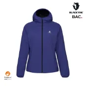 【GoHiking】【BLACKYAK】女 MIDLAYER防風連帽外套(藍紫)登山 網狀刷毛 抵禦冷風 中層衣 保暖透氣|EB2WJ202|1BYJKFU504