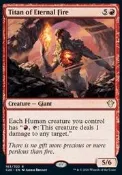 『魔窟』MTG  2020 commander 英文 恆火泰坦 Titan of Eternal Fire