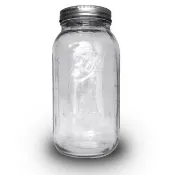 【美國Ball梅森罐】玻璃密封罐 64oz 寬口玻璃瓶(1入)