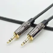 (店+)【YC Sound】3米 發燒線 編織網 3.5mm 3.5音源線 對錄線 耳機 公對公 彎頭 L型 耳機升級線 AUX in 藍牙3.5mm線 高級手工 鍍金全銅接頭 3.5mm 音源線 對錄線 公對公 彎頭 耳機升級線 AUX in 藍牙喇叭 3.5mm線