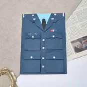 (店+)【預購】客製化空軍制服卡片｜升遷禮物手工卡片手作紙雕生日情人節週年紀念日禮物母親節父親節聖誕節萬用卡機關情侶陸軍海軍空軍