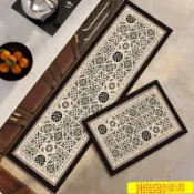 🍬客製化🍬中古風硅藻泥地墊 廚房地墊 吸水吸油 速幹防滑 防油防污 易清洗 可擦免洗 耐髒地毯 硅藻泥腳踏 浴室腳墊