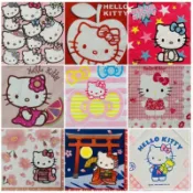 ❤Lika小舖❤B凱蒂貓餐巾紙33cm進口餐巾紙蝶谷巴特蝶古巴特HELLO KITTY餐巾紙