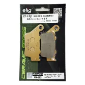 易生活ELiving ELIG 機車專用 前後來令片 (陶瓷運動版)【EM 082-GG (後)】 適用車款：4 5 6 代勁戰 BWSR S-MAX, FORCE (R)