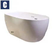 CBK 強化壓克力獨立浴缸(130cm) CBK-IBS-I130
