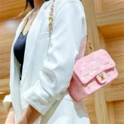 (店+)【LEESA】鏈條包包\單肩包\腋下包\小香鏈條包\小香包包\可愛包包\小香風包包\品質好\帆布包