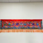 【古德】八仙彩 / 含防塵套 / 8尺 10尺 12尺 /  紅彩 喜慶用品 入厝 神桌 桌圍