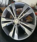 賓士原廠18吋鋁圈 18吋5孔112/7.5JET52 (4框=$15400)