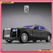 ⭐全館免運⭐模型車 1：24 金色雙腰線勞斯萊斯幻影 ROLLS ROYCE PHANTOM 汽車模型 仿真六開門 合金