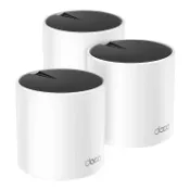 及時雨 生活好物選品 TP-Link AX3000 Wi-Fi 6 雙頻Mesh路由器 Deco X55 3入組