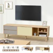 新生活家具NewlifeFurniture 【新生活家具】《史丹佛》 快速到貨 現貨 滑門 電視櫃 橡木色 原木色 抽屜 收納 工廠直營 現代 簡約 套房 小資族 北歐風 INS 北歐