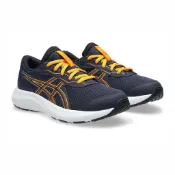 ASICS 亞瑟士 CONTEND 9 男童鞋 大童鞋 兒童運動鞋 慢跑鞋 綁鞋帶 1014A337-409 藍橘
