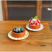 （精緻）迷你仿真 草莓塔 藍莓塔 點心 草莓派 蛋糕 奶油 水果塔 I155 娃娃屋 袖珍 微縮 食玩 微景觀 模型