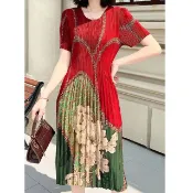 K.W. 三宅風氣質連身洋裝芭比之戀韓國空運(碎花/小香風/渡假/法式/通勤)