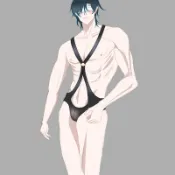 男士情趣內衣 性感冰絲包jj連身衣 男士連身吊帶丁字褲 免脫死庫水睡衣 男生雙丁內褲
