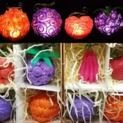 禮盒版 台灣當日發貨 航海王 海賊王 發光 夜燈 惡魔果實 燒燒果實 燃燒果實 橡膠果實 手術果實 心臟果實 公仔 景品