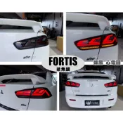 小傑車燈-全新 鯊魚頭 FORTIS LANCER IO EVO 翼神 動態呼吸 心電圖版本 LED燻黑 尾燈 後燈