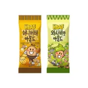 【蝦皮直營】韓國HBAF 杏仁果 30g/包 蜂蜜奶油/山葵味 堅果 零食