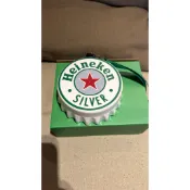 海尼根瓶蓋旋轉收納購物袋白色C款