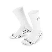 【NIKE 耐吉】長襪 Jordan Cushioned 白 黑 大童 女款 厚底 毛巾布 中筒襪 白襪(JD2413056GS-001)