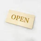Open Close 營業中吊牌標示牌　雙面營業中休息中標示牌