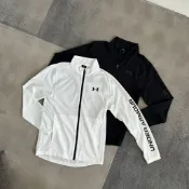 「現貨」UA Under Armour 26SS 立領胸前LOGO 手袖字母 薄款外套【加州歐美服飾】 #0600439