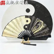 龍泉扇子太極玄竹金剛扇全金屬扇骨折扇古典風收藏送禮工藝扇擺件臺灣出貨🌈