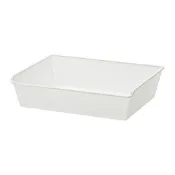 【IKEA 宜家家居】KOMPLEMENT 網眼式網籃, 白色, 75x58 公分