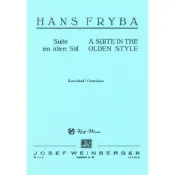 【凱翊︱JW】〔弗萊巴〕A Suite in the Olden Style 低音大提琴樂譜 Fryba 大專組指定