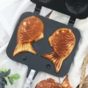 摩可美家 不粘鯛魚燒模具家用華夫餅機餅干蛋糕烤盤雙魚烘焙雙面鍋明火專用【尾牙特惠】