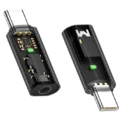 (店+)【Kamera 佳美能】3.5mm母轉Type-C公 耳機轉接頭 DAC音源轉接 Hi-Fi音質 USB-C音頻轉接 耳機轉接線