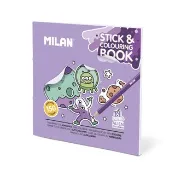MILAN一起玩貼貼著色本_星際小小兵_16張/150張貼紙