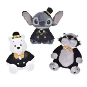 Disney Store 黑之日系列 日本限定 大娃娃 路西法/小熊維尼/史迪奇斗篷款 迪士尼 玩偶