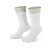 (店+)【NIKE 耐吉】Nike 襪子 Everyday Plus 白綠 DD2795-105 男女款 雙層襪 長襪 中筒襪 單入