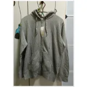 【全新附吊牌】UNIQLO優衣褲-男裝柔軟刷毛連帽外套-057593｜麻灰  XL號｜輕量極暖、寬鬆舒適｜只有一件！