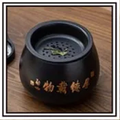 🔥限時下殺🔥黑陶茶渣缸陶瓷茶洗建水過濾帶蓋廢水缸孟大號桌面垃圾桶茶水分離