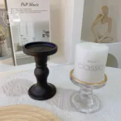 現貨🔺多尺寸 羅馬柱玻璃燭台 ins 歐式 餐桌佈置 婚禮佈置 浪漫裝飾 燭台 香薰蠟燭底座 氛圍擺件 台座 北歐居家