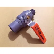 [露天MIT]4分白鐵把手外牙凡而 1/2“銅珠凡而 銅珠外牙 公牙開關 水管開關 出水口開關 帶牙開關