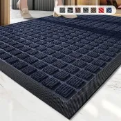 【JOCIYO 聚時柚】厚重3D壓花 大門口踏墊75×45cm強力刮泥吸水 玄關腳踏墊 商用地墊 橡膠底防滑