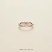 【台灣現貨】Daniel Wellington Pavé Crystal 玫瑰金戒指｜簡約閃耀鋯石設計