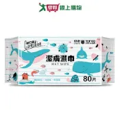康乃馨潔膚濕巾補充包80片【愛買】