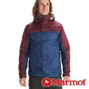 【Marmot】男單件式防水連帽外套『海軍藍/暗紫』41500