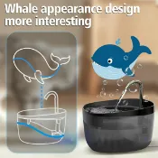 全球選品1館 生活百貨 petwaterfountain2.2L寵物飲水機自動過濾軟化水質過濾器寵物貓