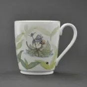 真愛日本 流線 骨瓷 馬克杯 葉間乘葉船 水杯 咖啡杯 杯子 茶杯 龍貓 宮崎駿 吉卜力