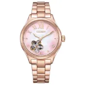 【CITIZEN 星辰】櫻花機械系列套裝組PC1017-70Y 34mm 現代鐘錶