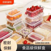🔥臺灣出貨🔥便攜式食品級保鮮盒冰箱水果蔬菜收納盒大容量冷凍密封防潮整理盒